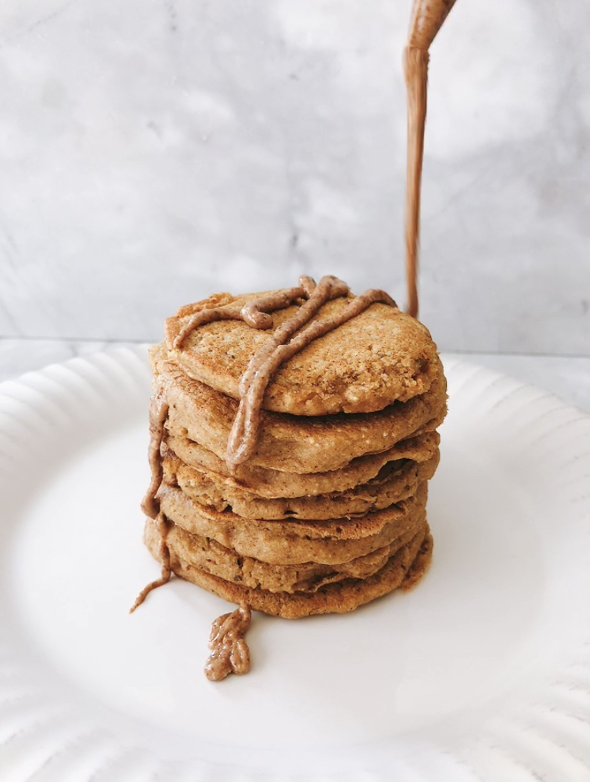 Recetas SAKARO — pancakes con spread